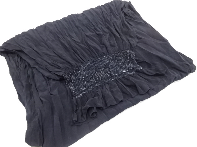 絞り　石畳模様　男物兵児帯